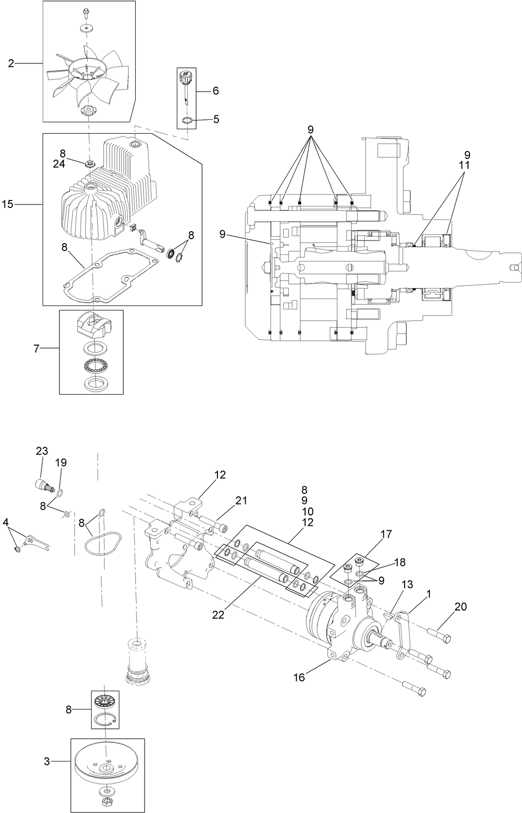 RH Hydro Assembly No. 126-1320