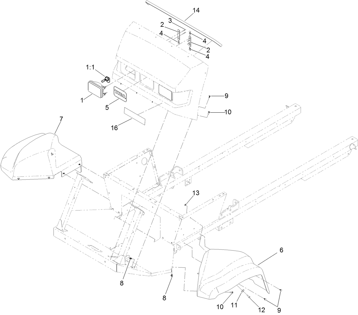 Hood and Fender Assembly