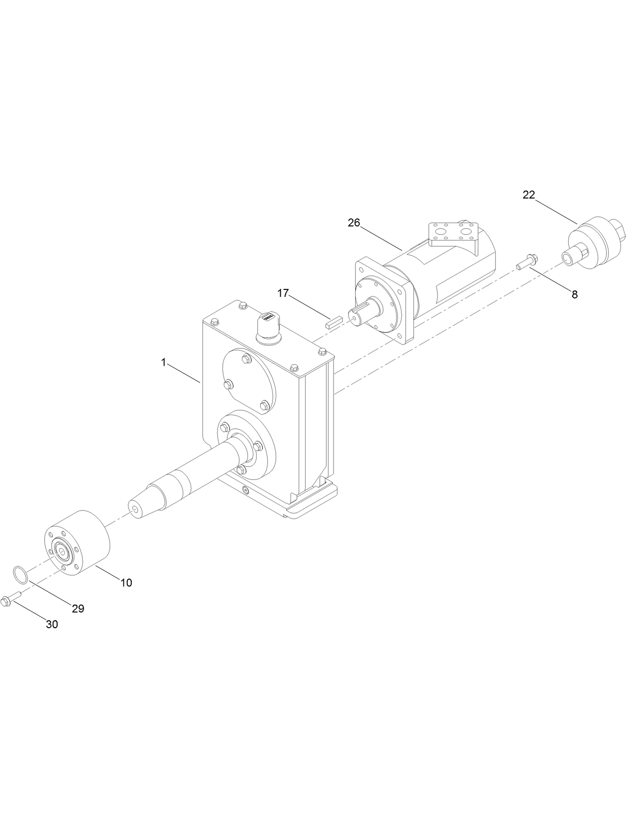 Rotary Gearbox Assembly