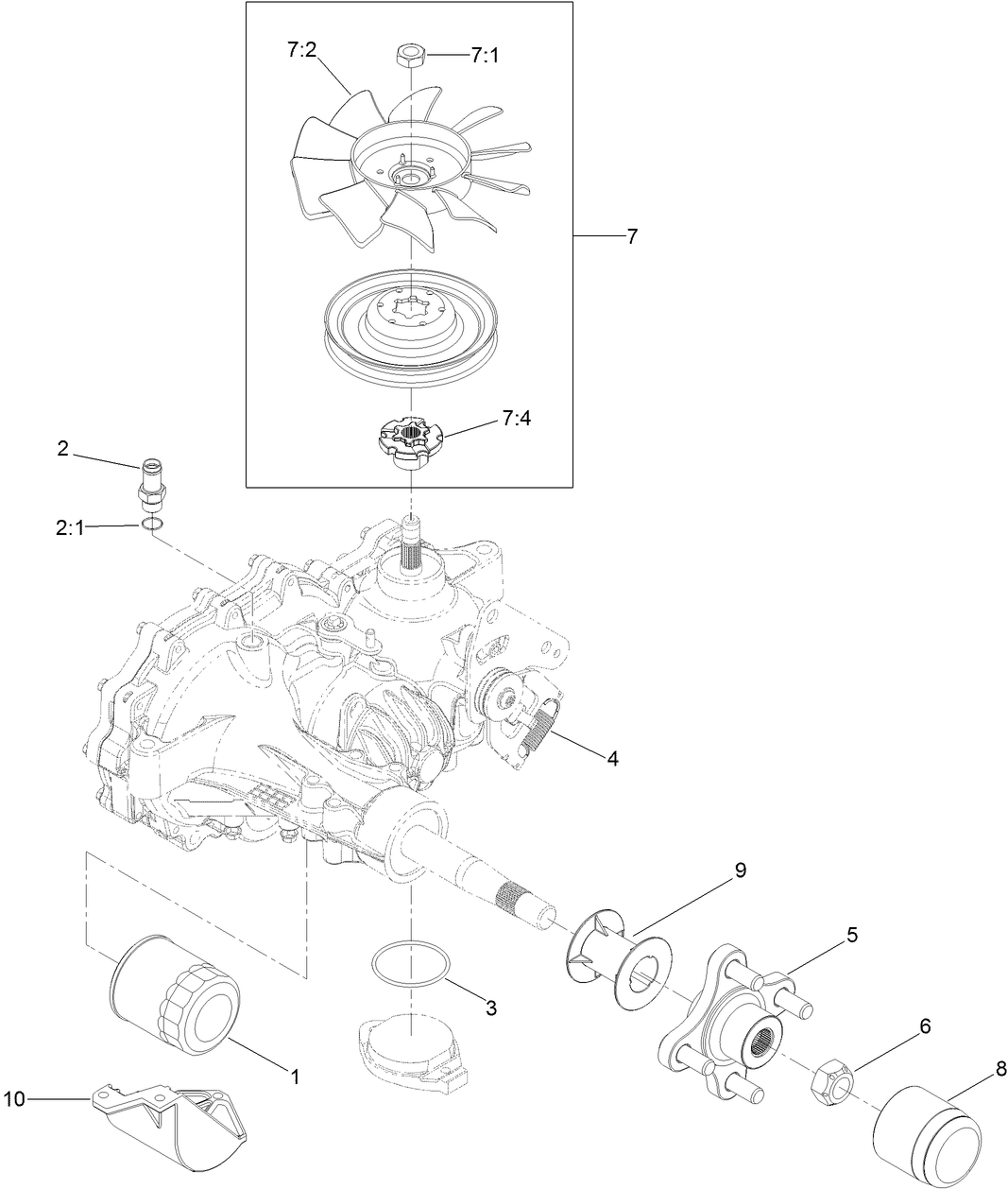 RH Transaxle Assembly No. 135-0139