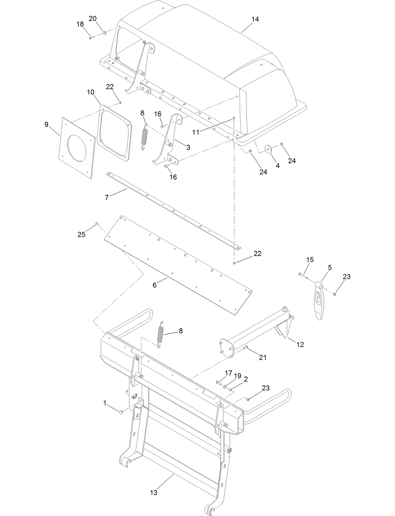 Twin Bag Hood Assembly No. 126-8579