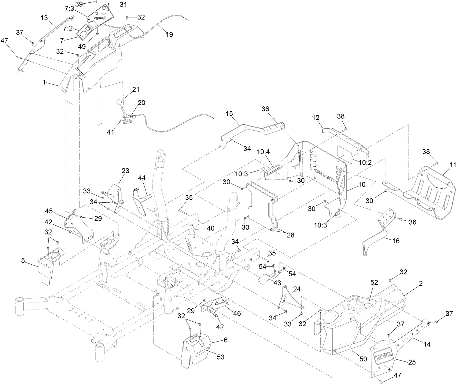 Control Console and Guard Assembly
