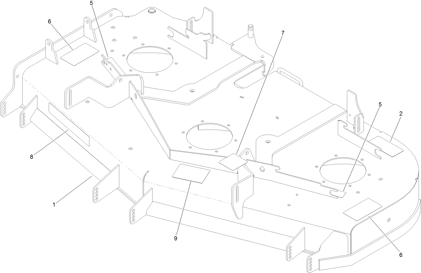 Deck Decal Assembly No. 127-6797