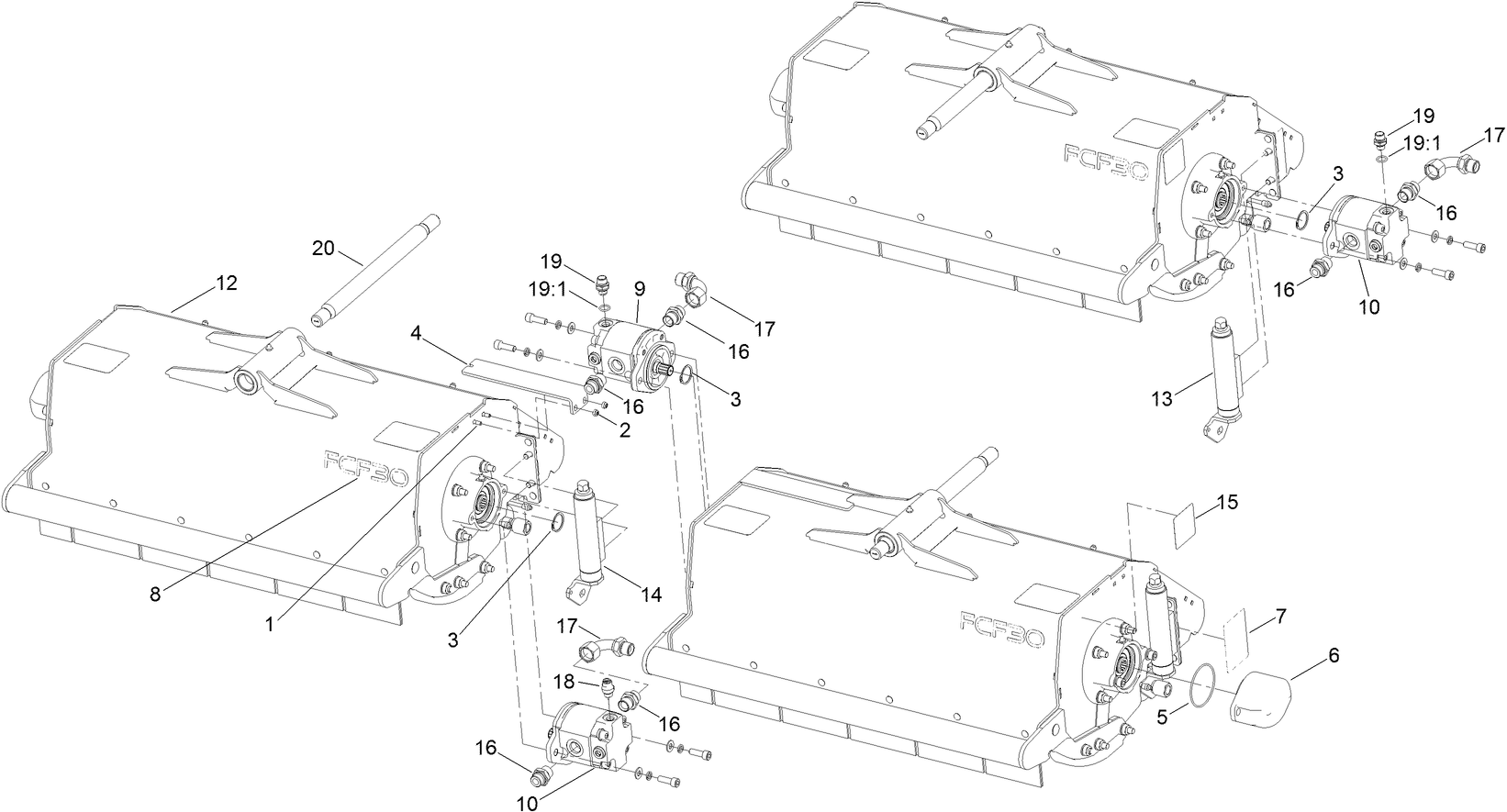Cutter Component Assembly
