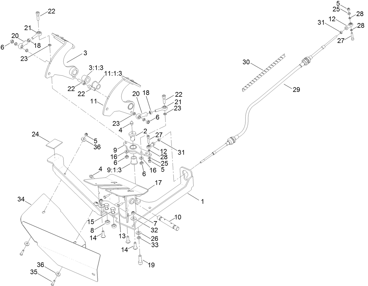Control Pedal Assembly