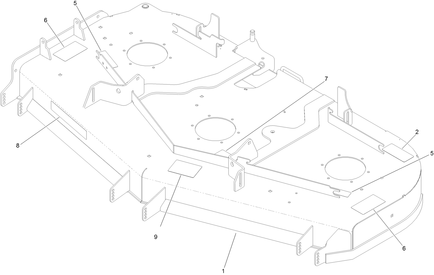 Deck Decal Assembly No. 127-6796