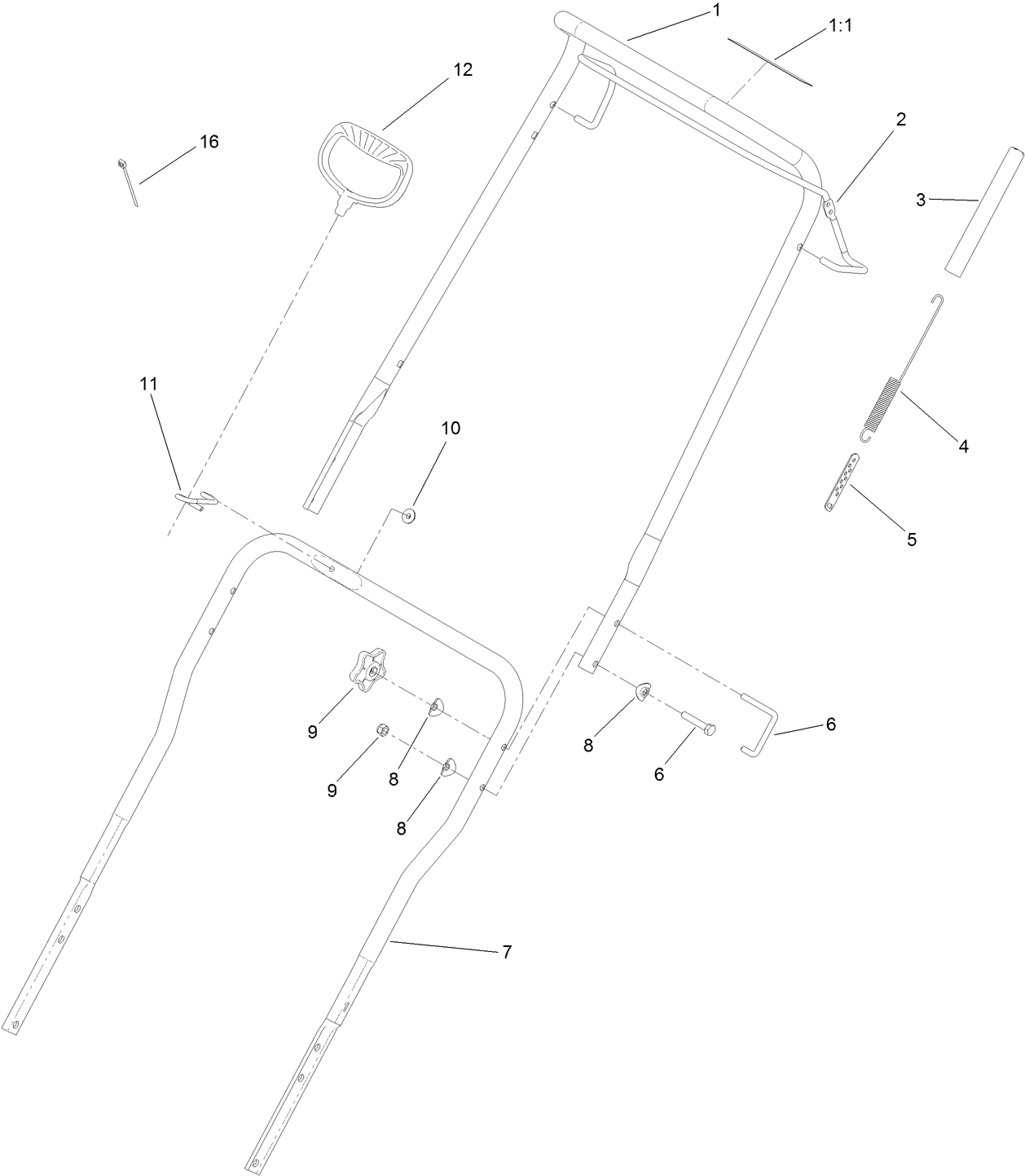 Upper Handle Control Assembly