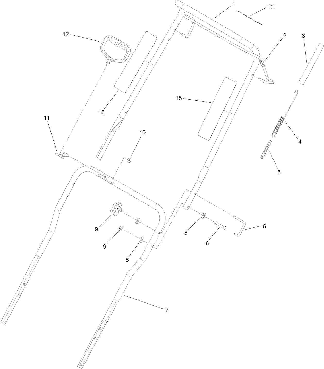 Upper Handle Control Assembly
