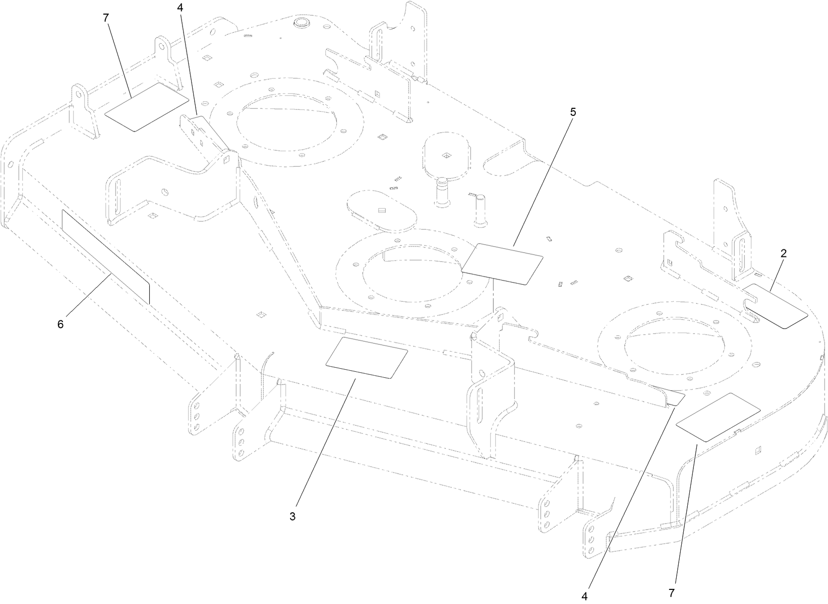 Deck Decal Assembly No. 126-8956