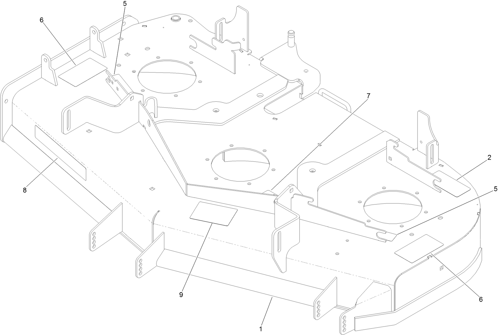 Deck Decal Assembly No. 127-6798