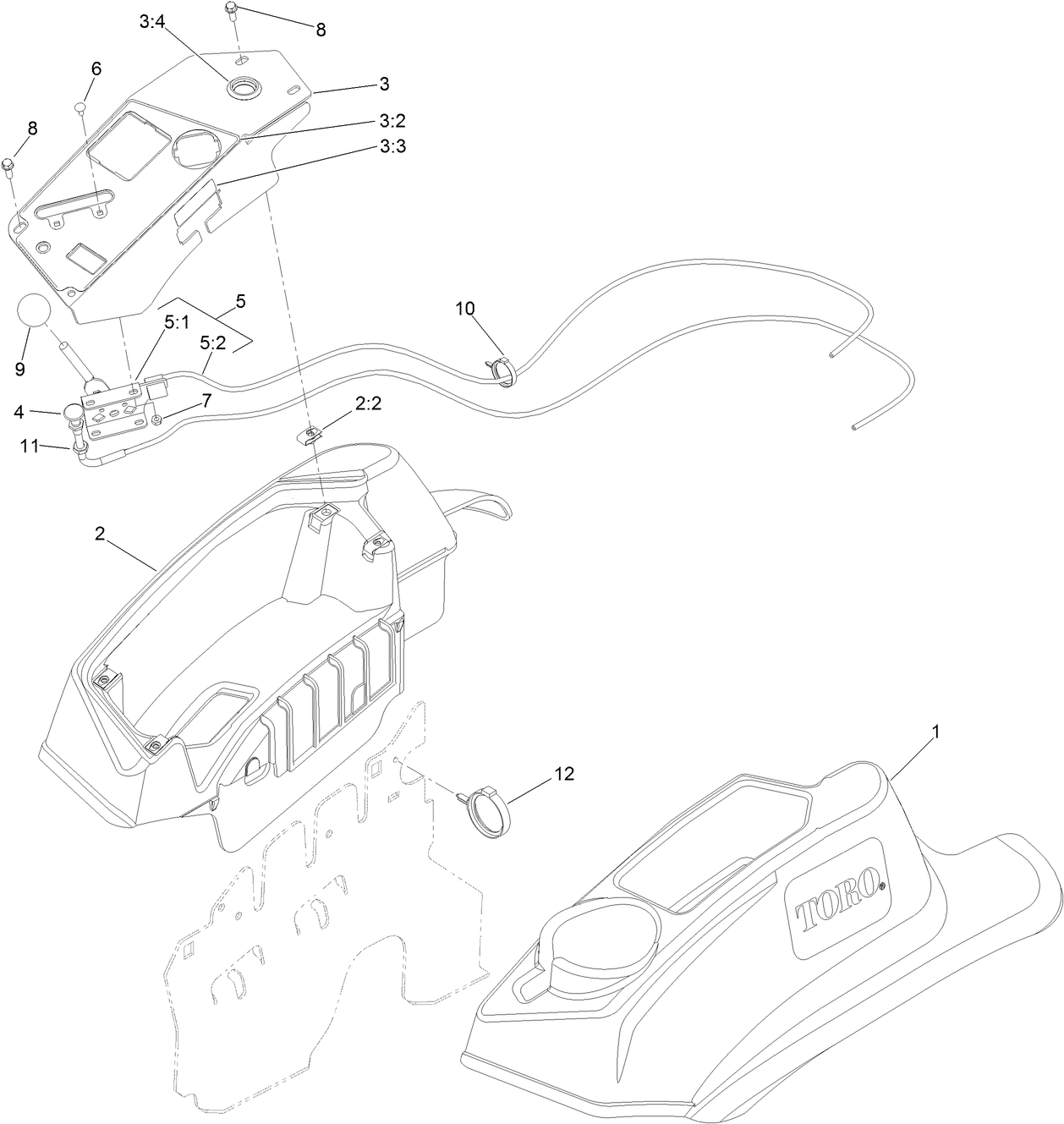 Console and Control Panel Assembly