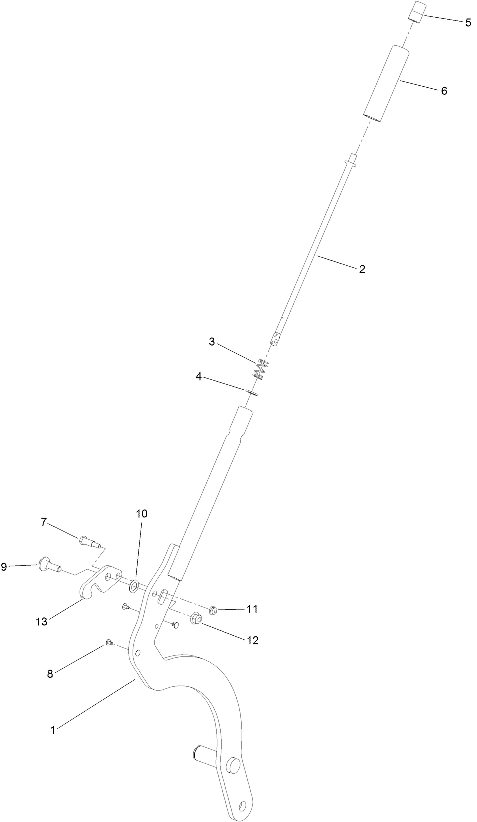 HOC Lever Assembly No. 130-1755