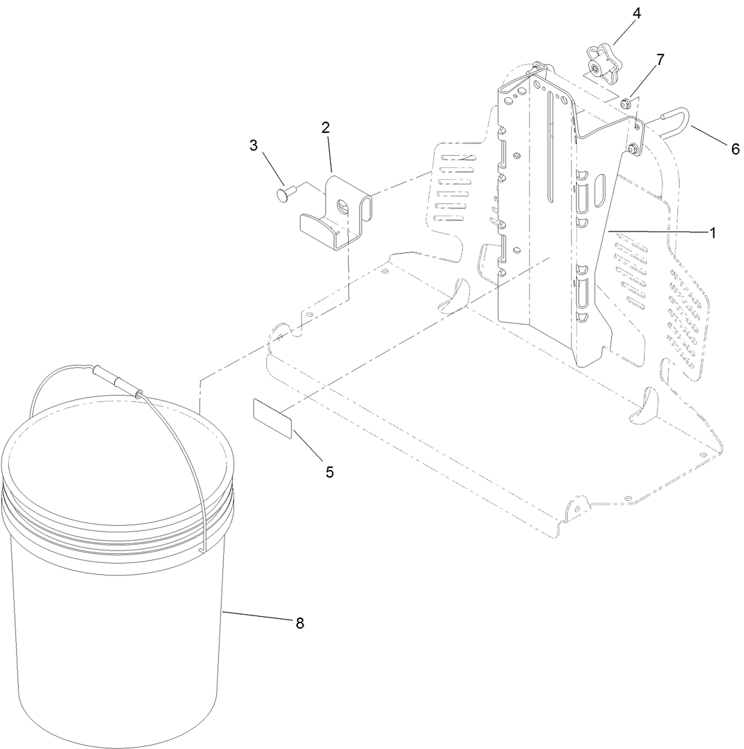 Bucket Mount Assembly No. 136-5681