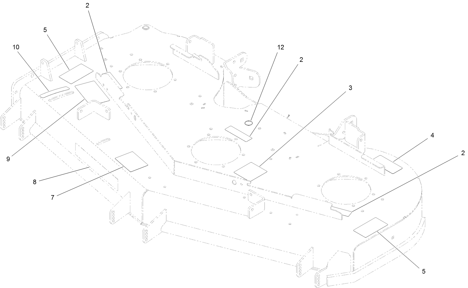 Deck Decal Assembly No. 112-4180