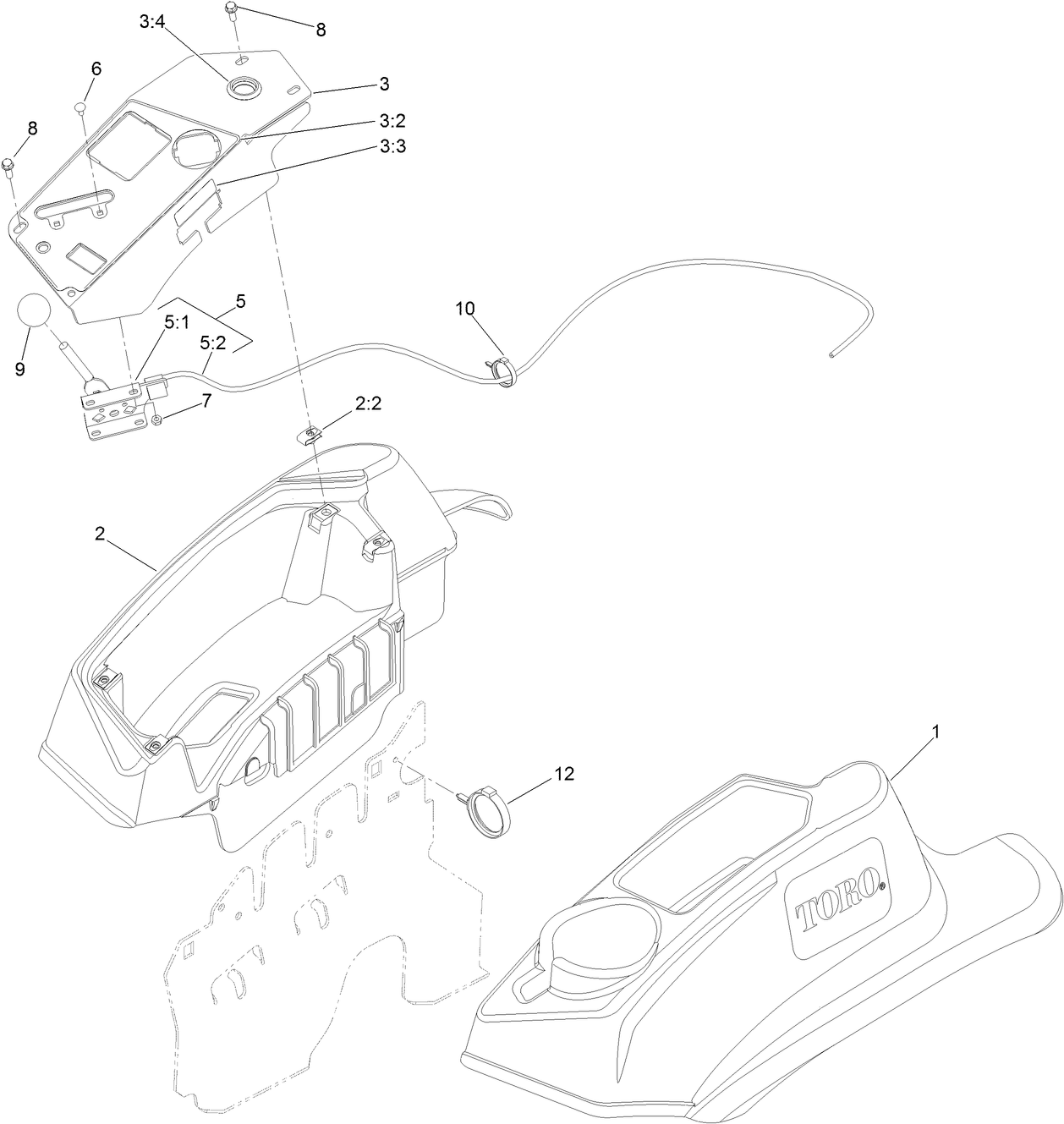 Console and Control Panel Assembly