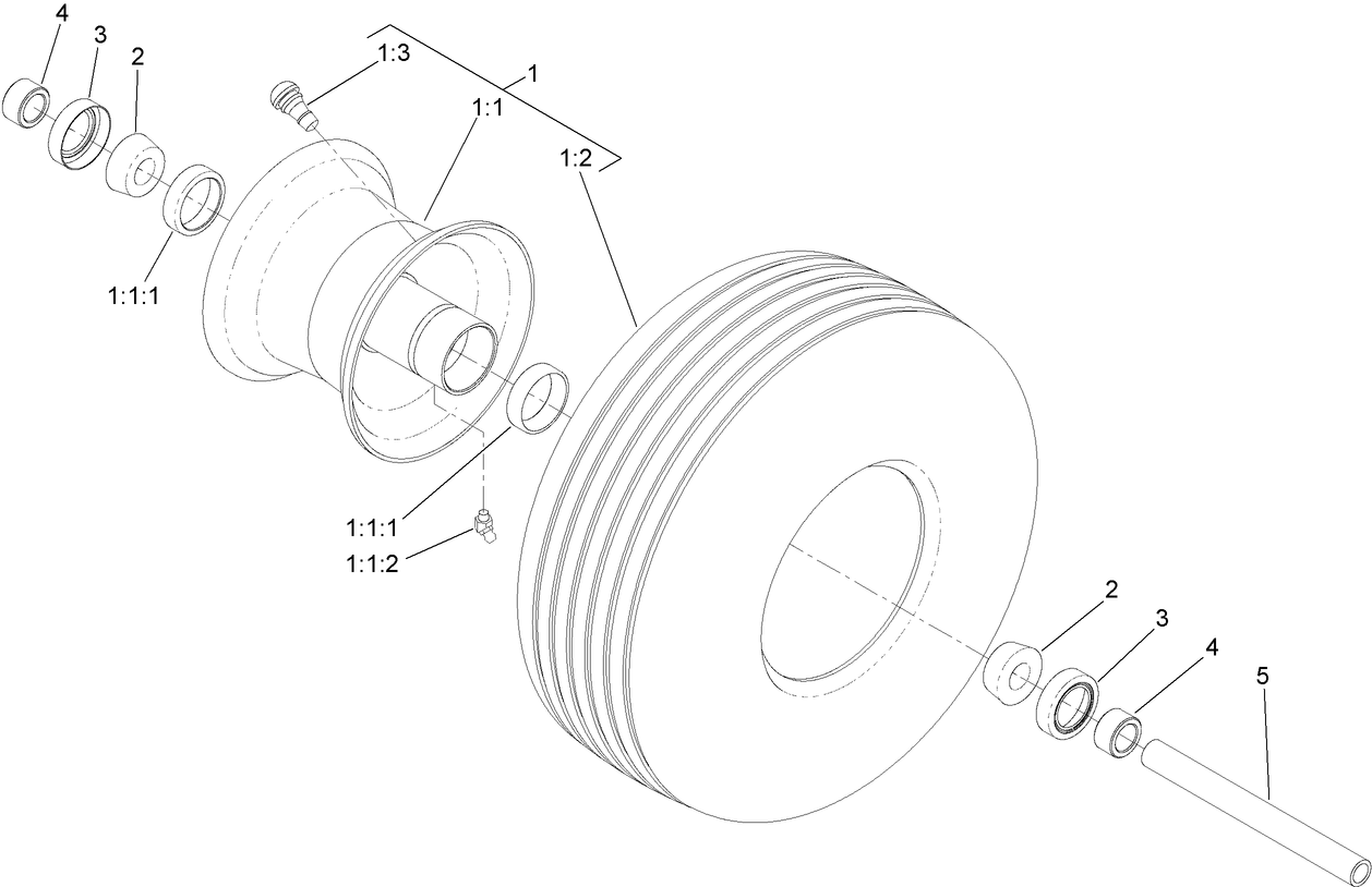 Caster Wheel Assembly No. 133-4723