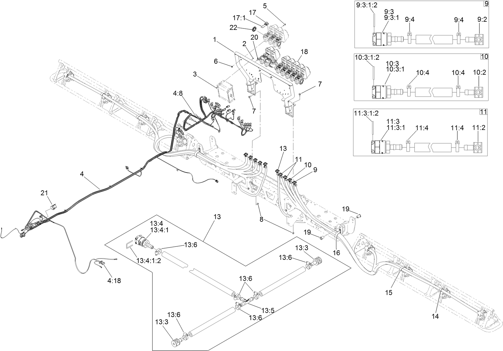 GPS Valve Mount and Wiring Harness Assembly