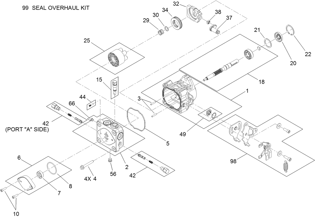 Hydraulic Pump Assembly No. 119-0176