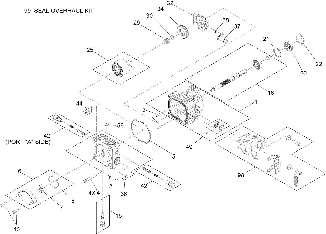 Hydraulic Pump Assembly No. 119-0176
