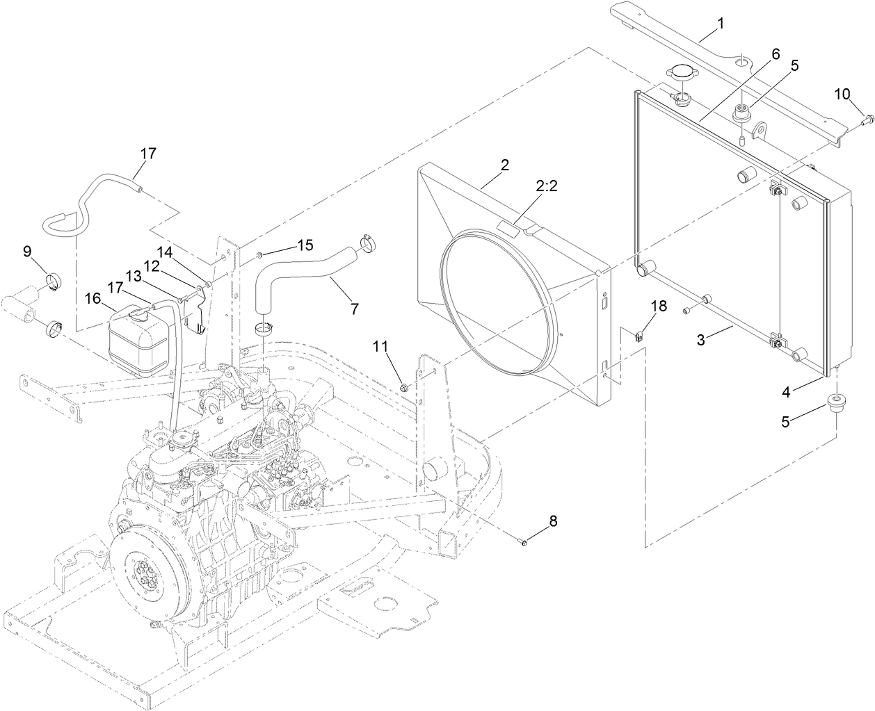 Radiator Component Assembly