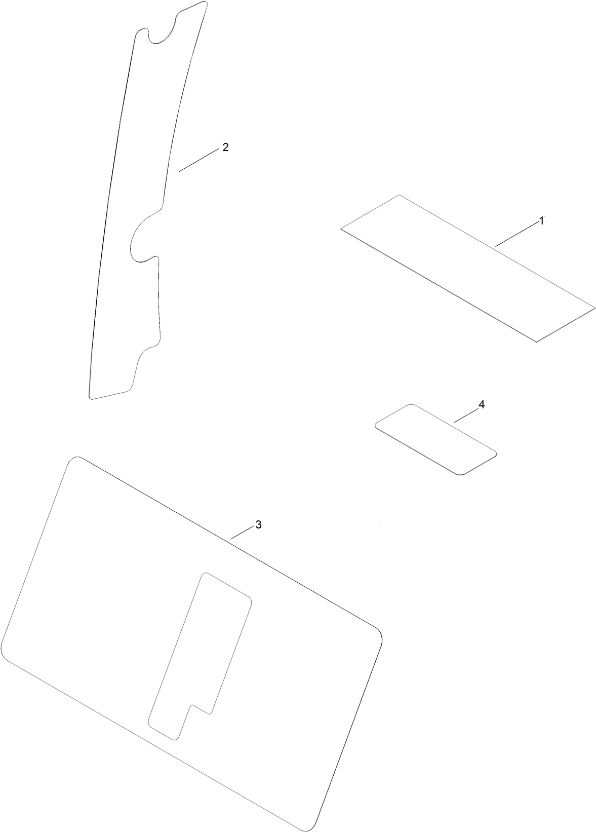Speed Control, HOC and Service Decal Assembly