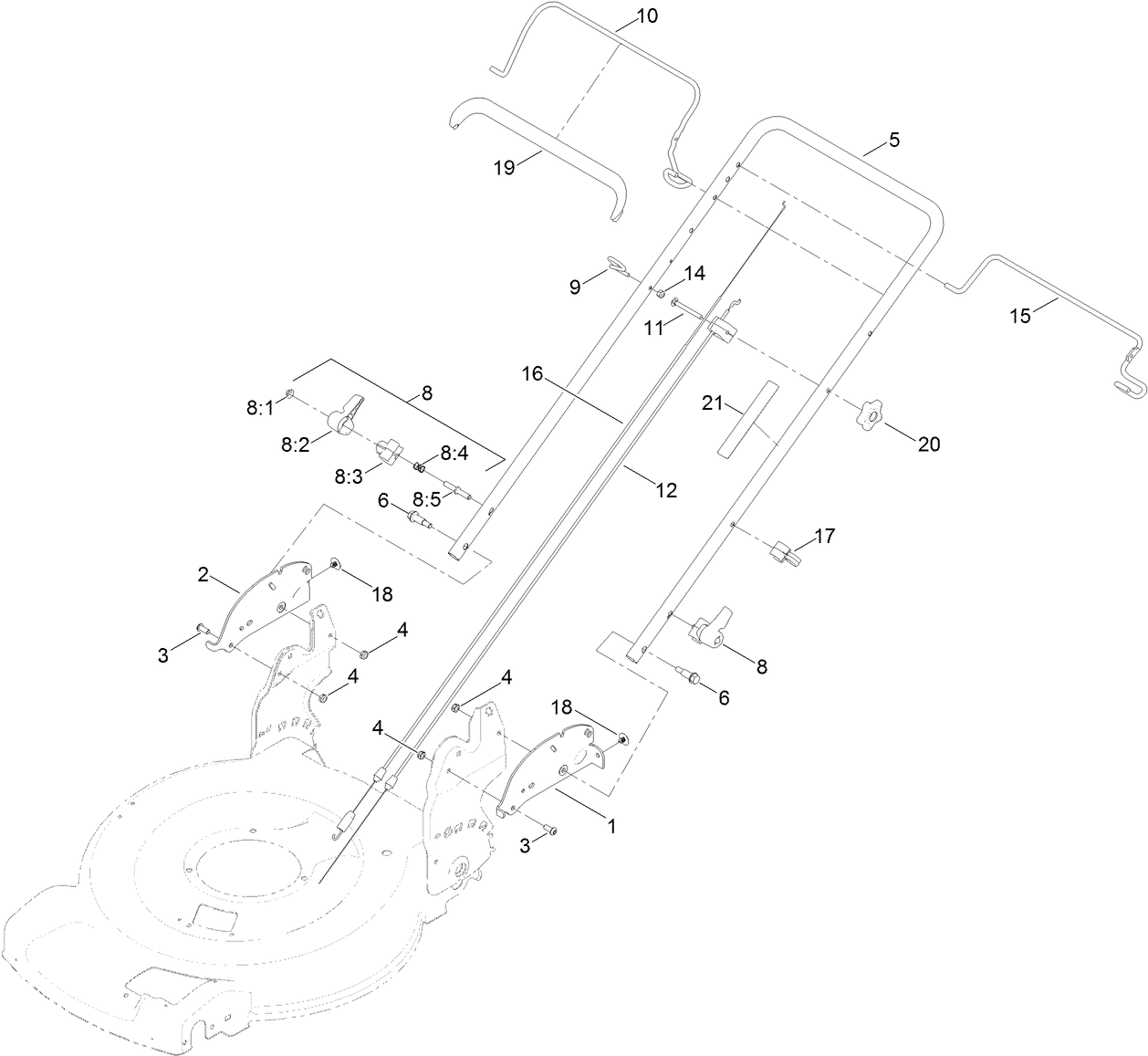 Handle and Control Assembly