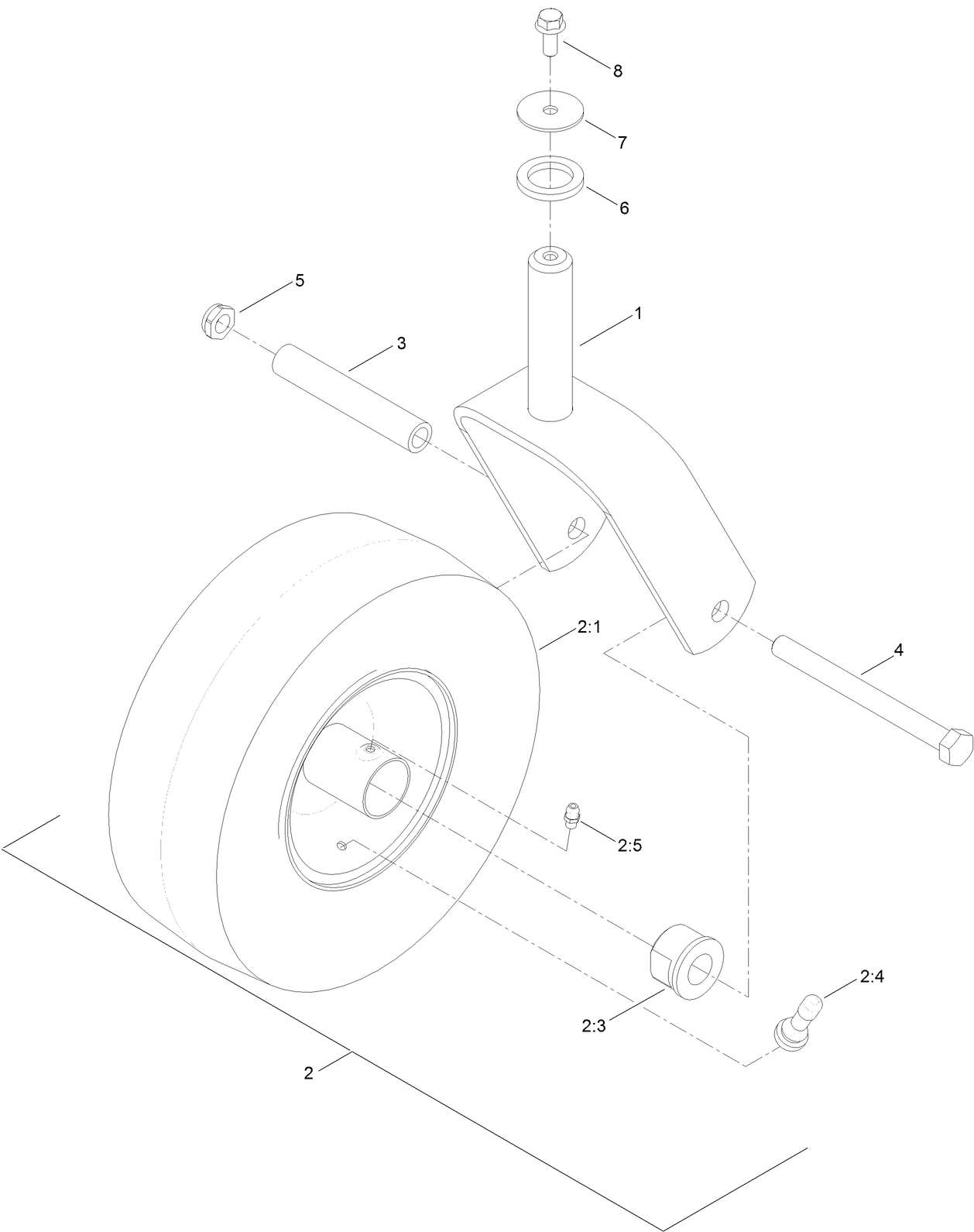Caster Wheel Assembly