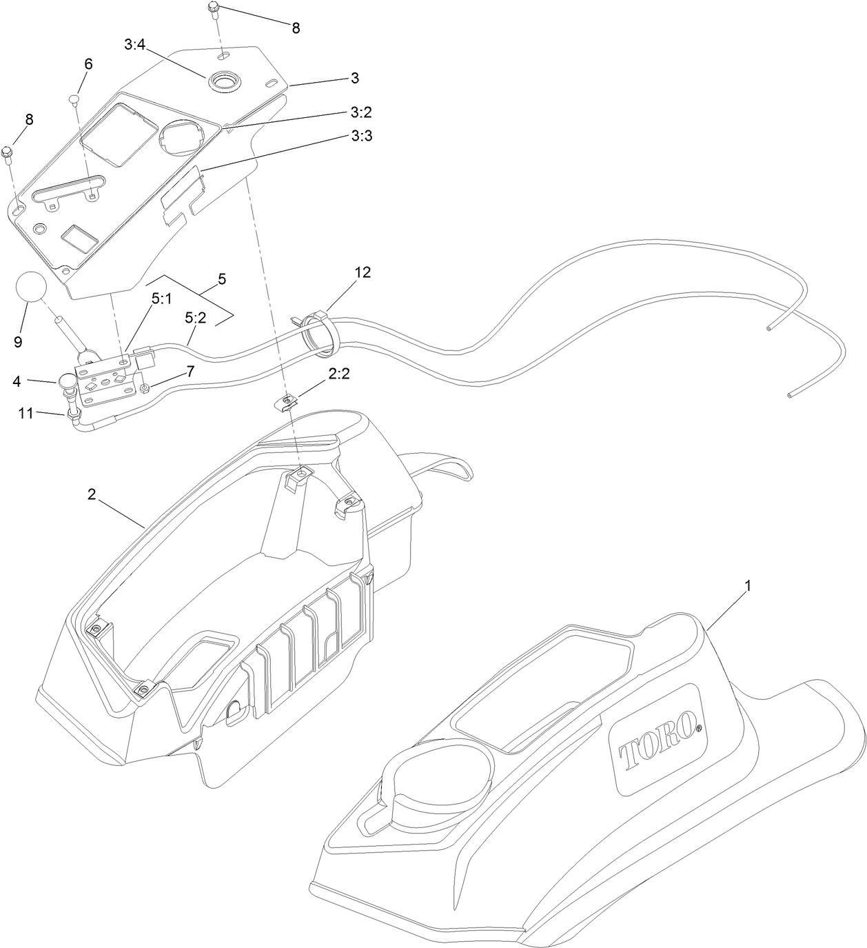 Console and Control Panel Assembly