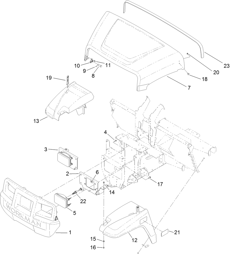 Hood and Fender Assembly