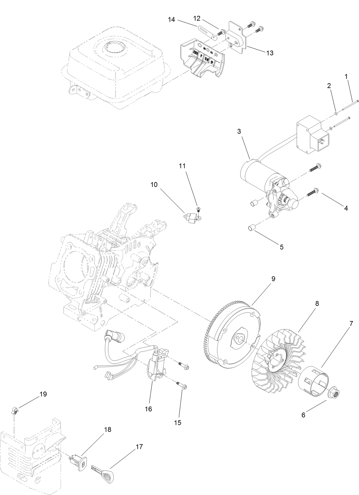 Ignition and Electrical Assembly