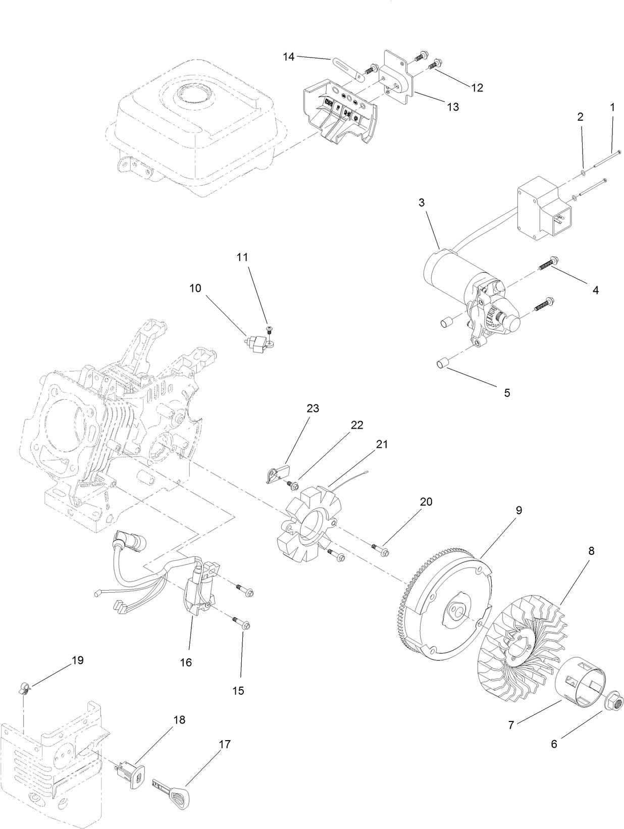 Ignition and Electrical Assembly