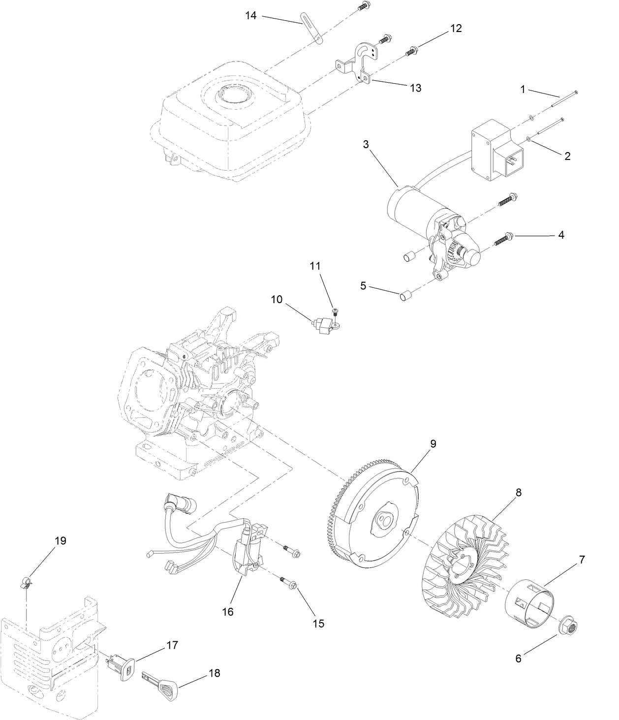Ignition and Electrical Assembly