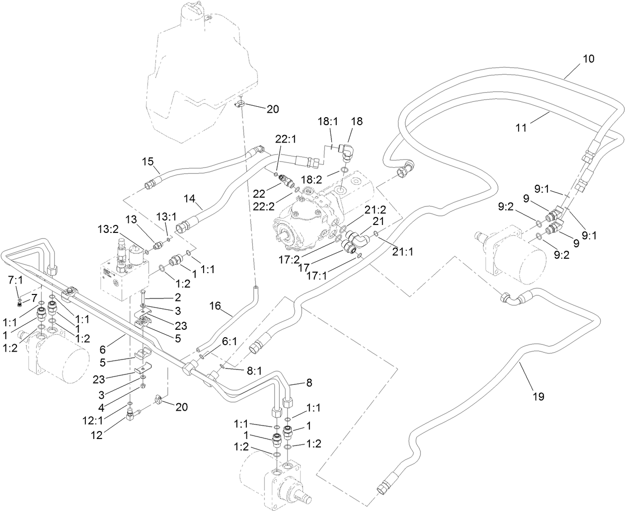 Traction Hydraulic Assembly