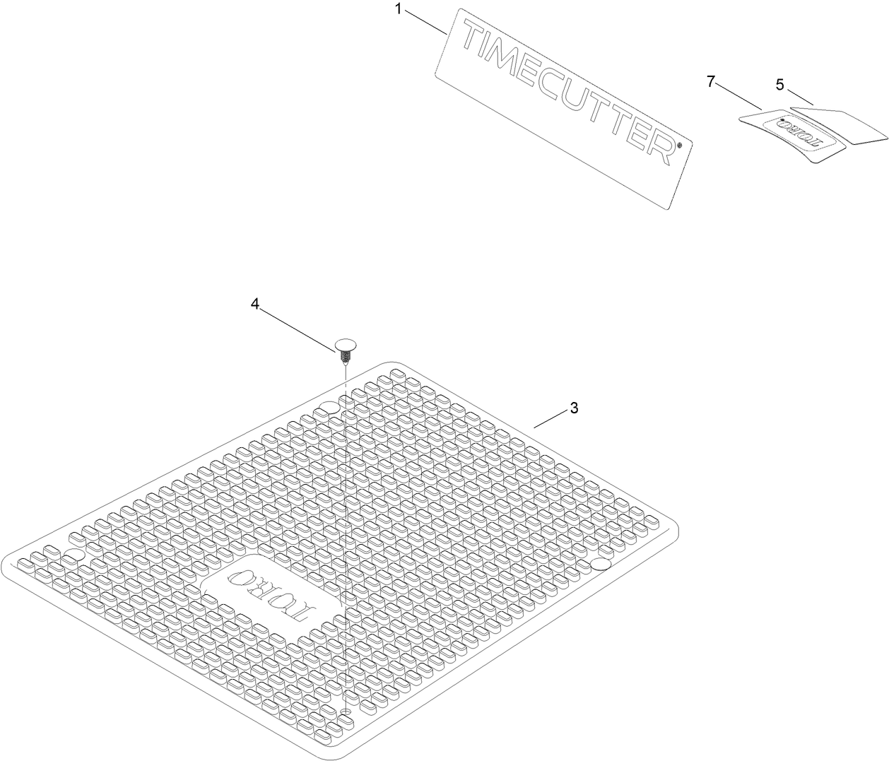 Model Specific Decal and Floor Mat Assembly