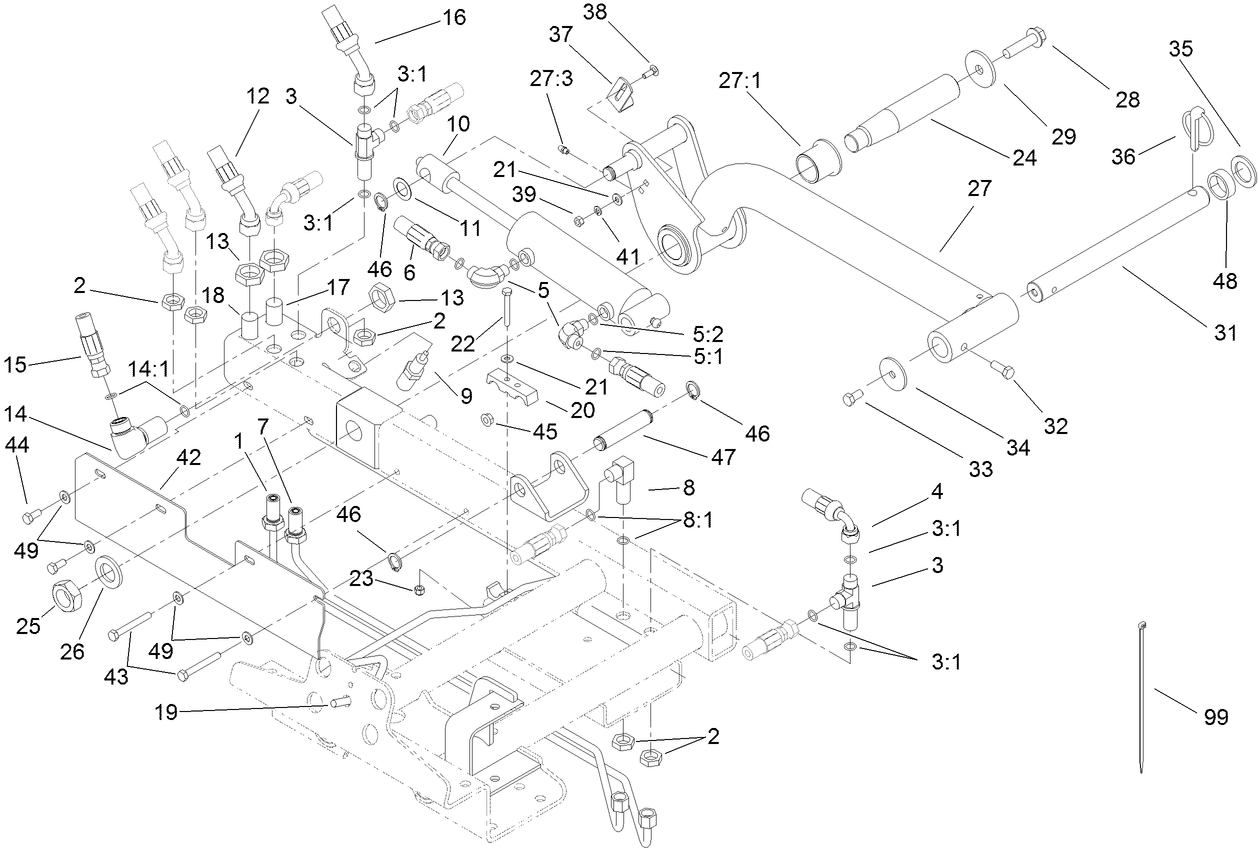 Rear Lift Arm Assembly