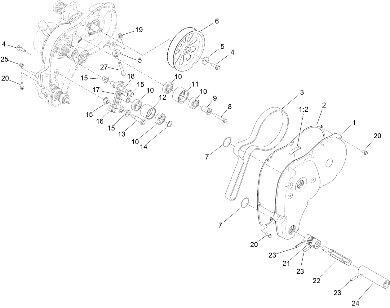 Right Side Transmission Assembly