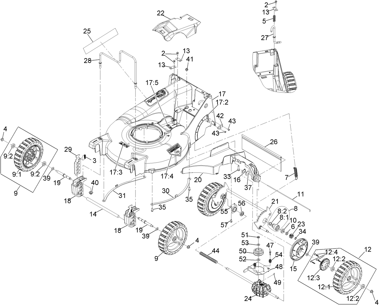 Drive and Wheel Assembly