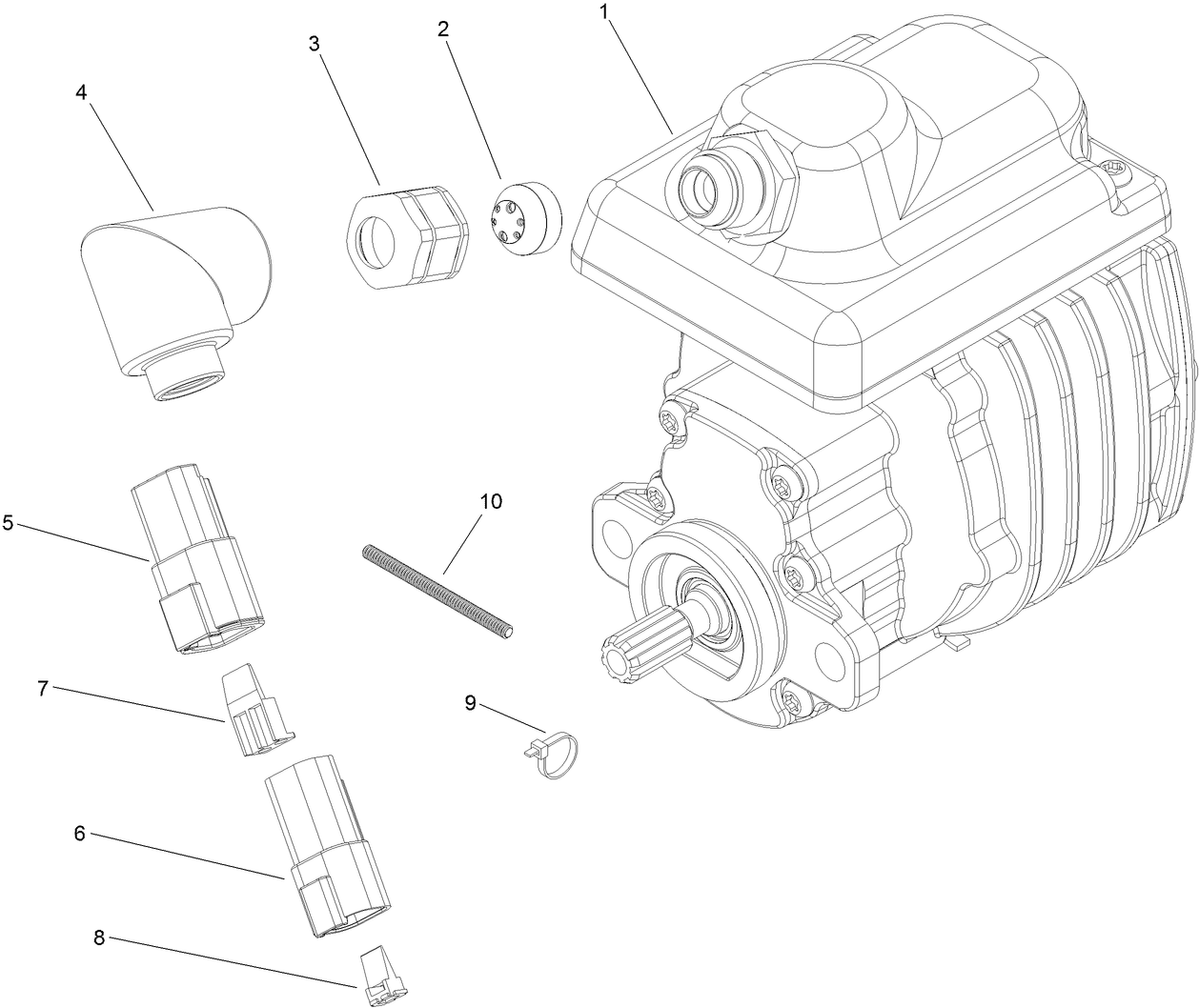 Electric Motor Assembly No. 127-2460
