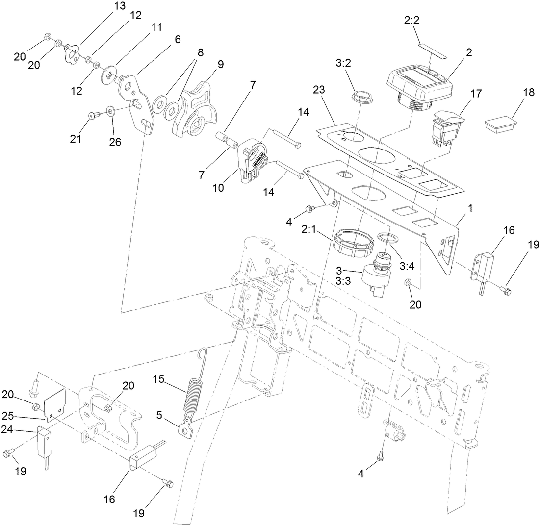 Throttle and Console Assembly