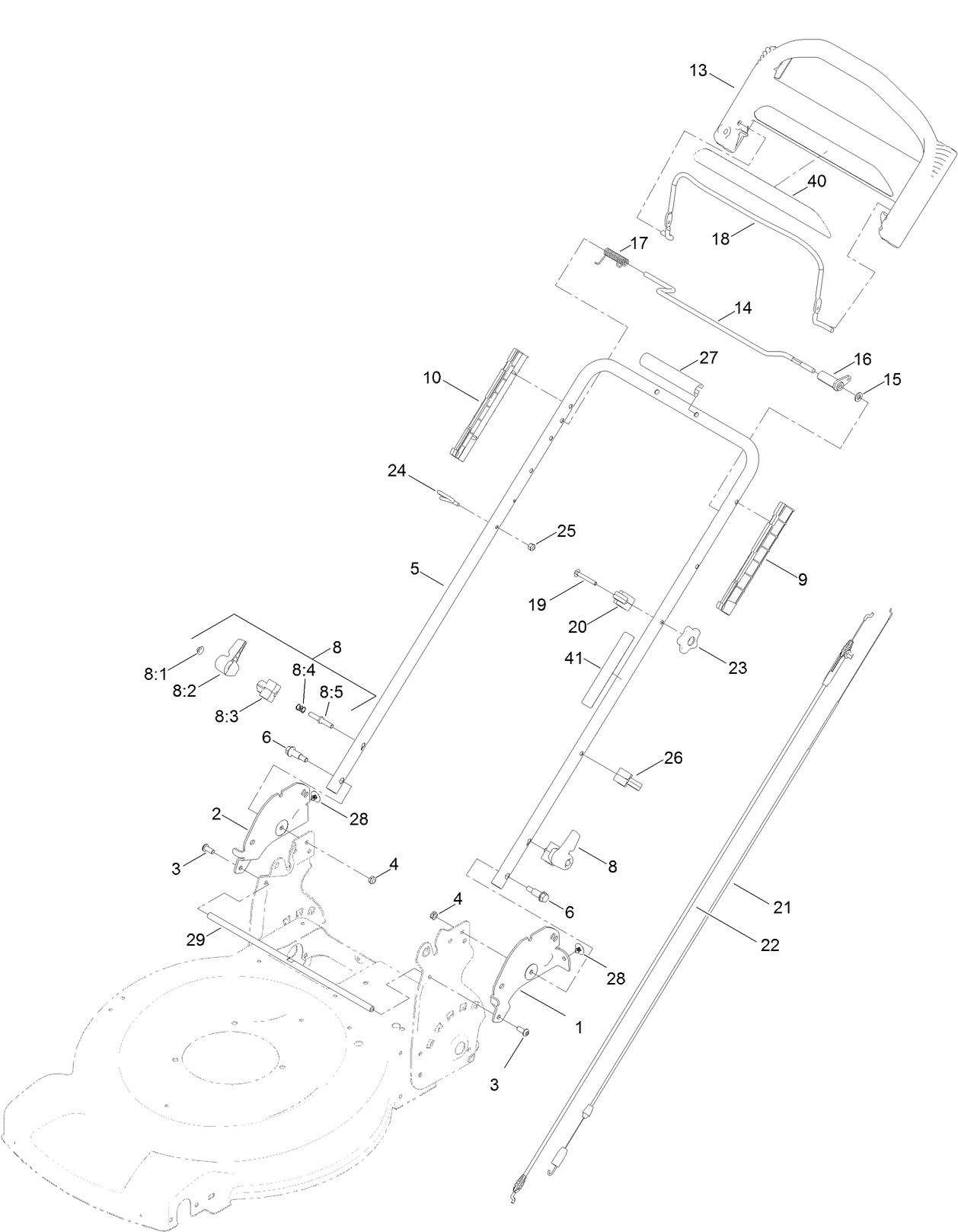 Handle and Control Assembly