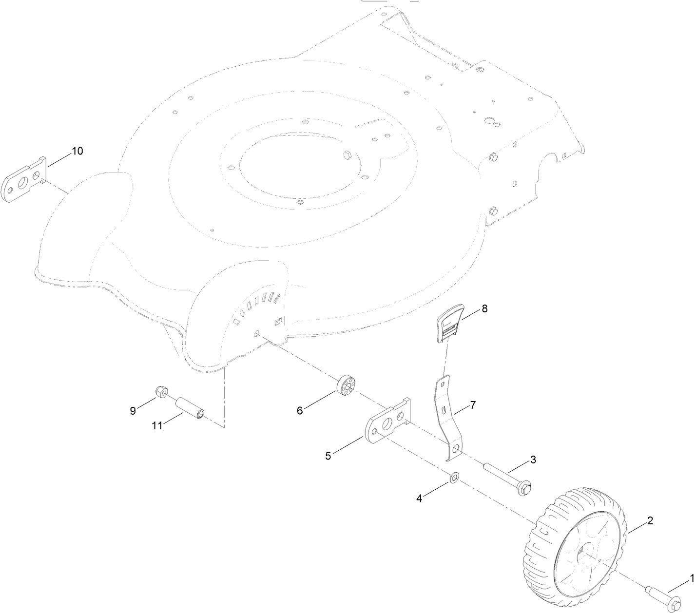 Front Axle and Height-of-Cut Assembly