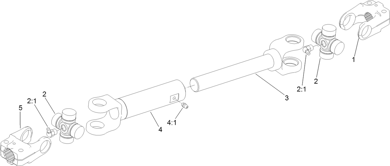 Drive Shaft Assembly No. 110-4704
