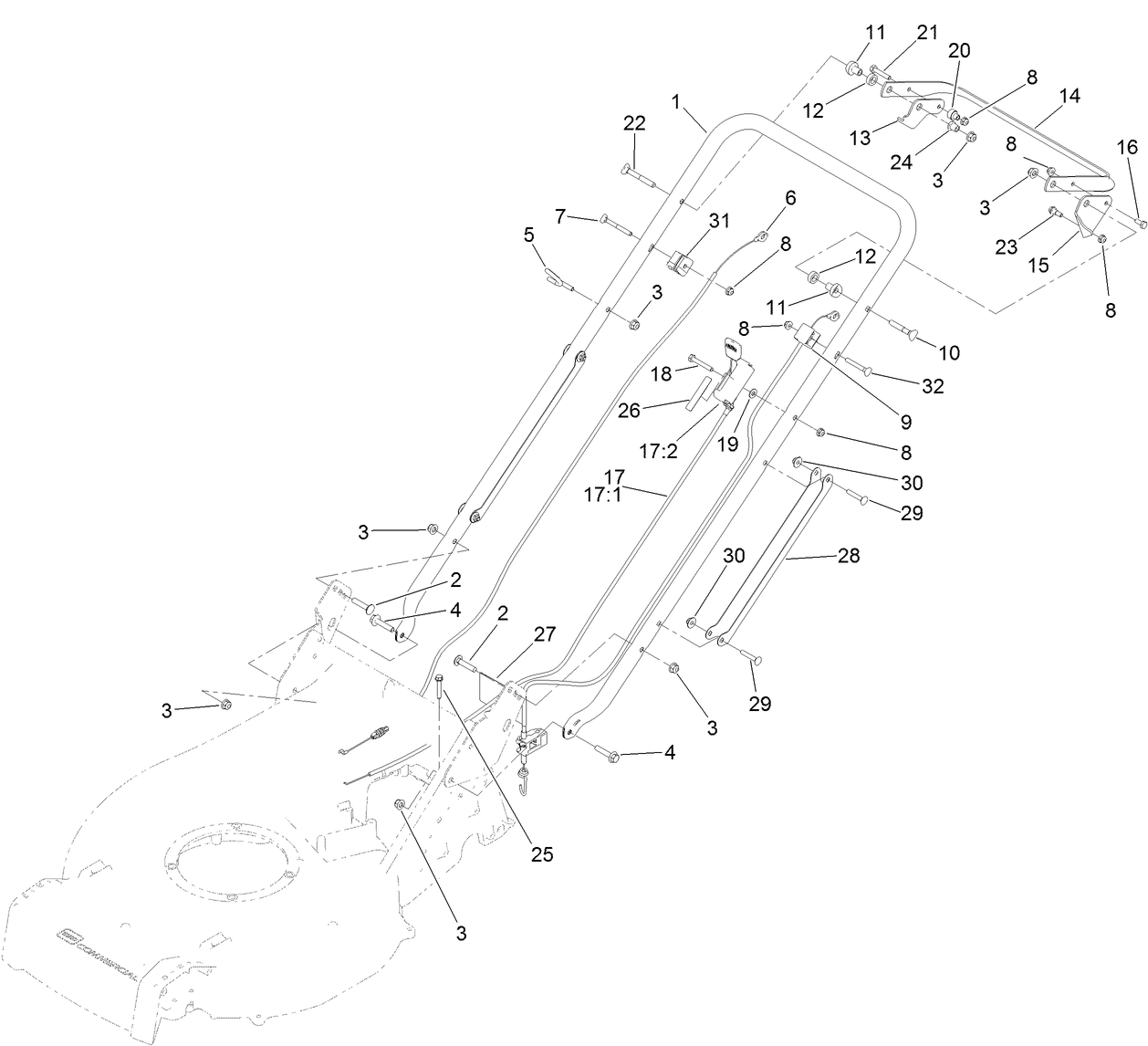 Handle and Control Assembly