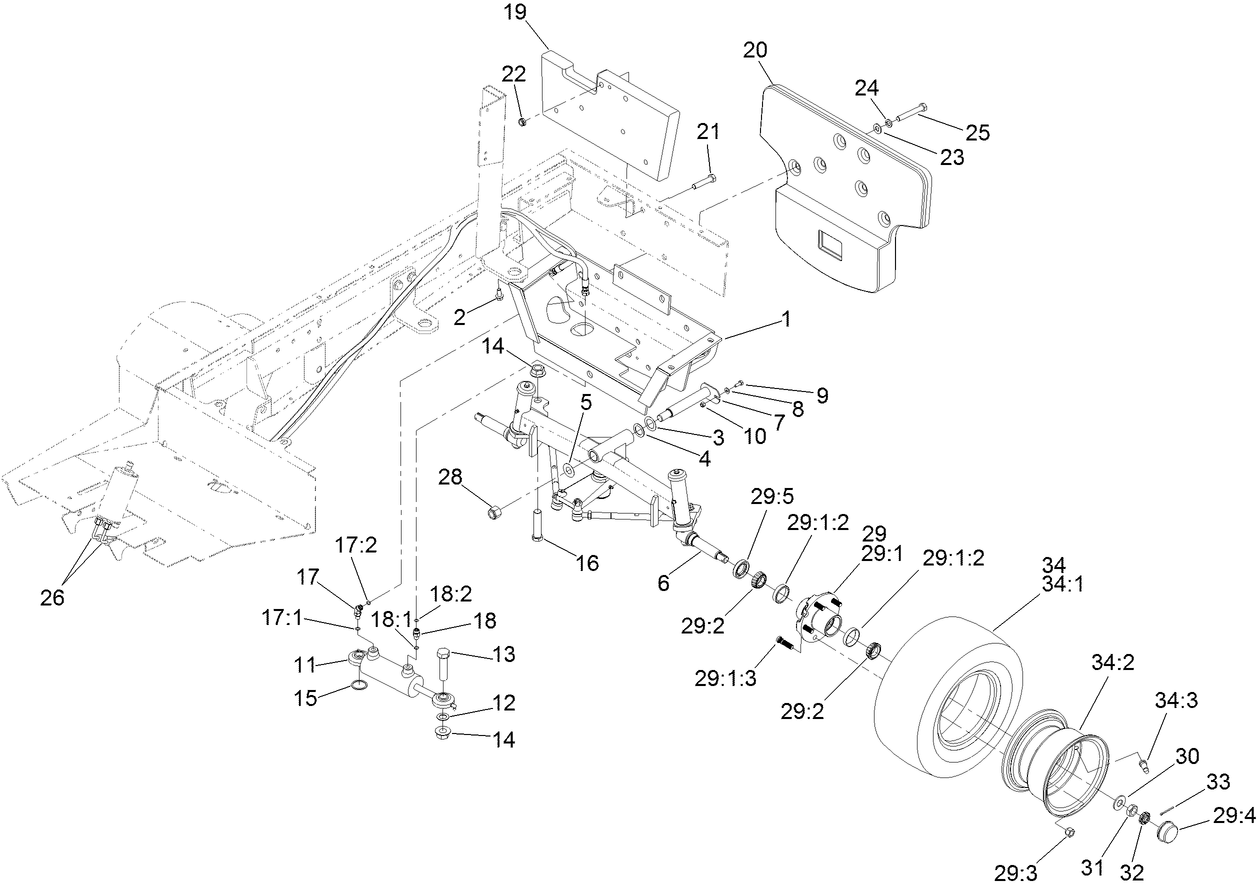 Rear Steering Assembly