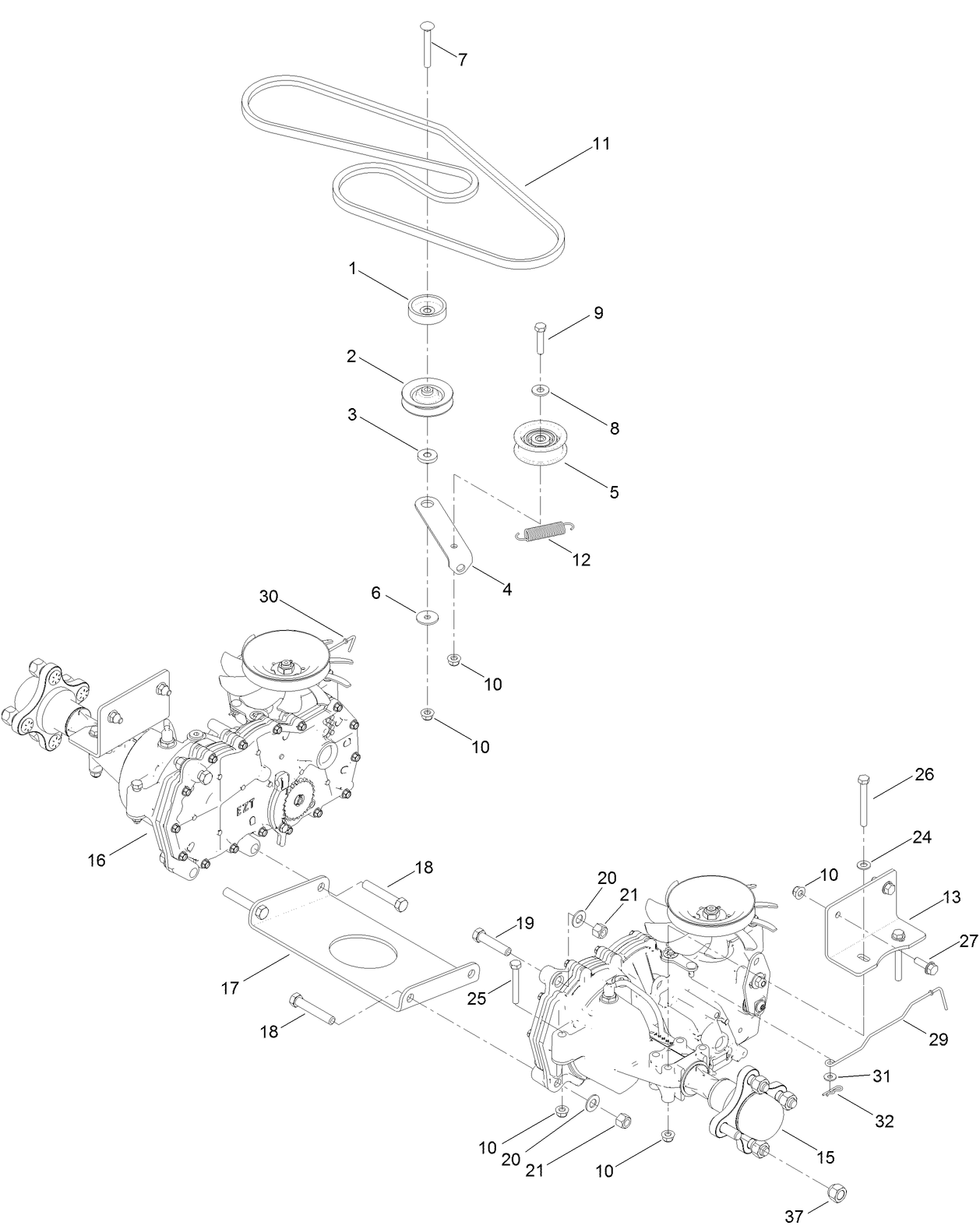 Hydro Transaxle Assembly