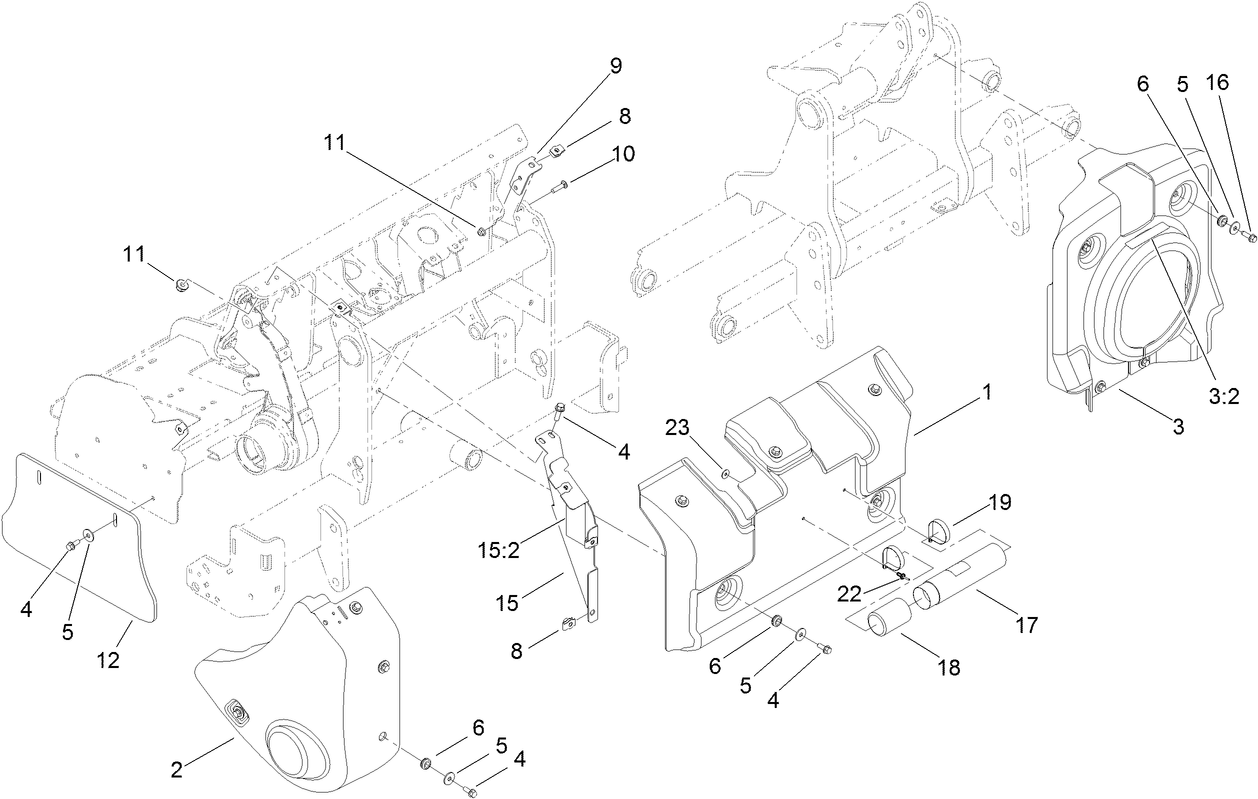 Right Hand Front Cover Assembly