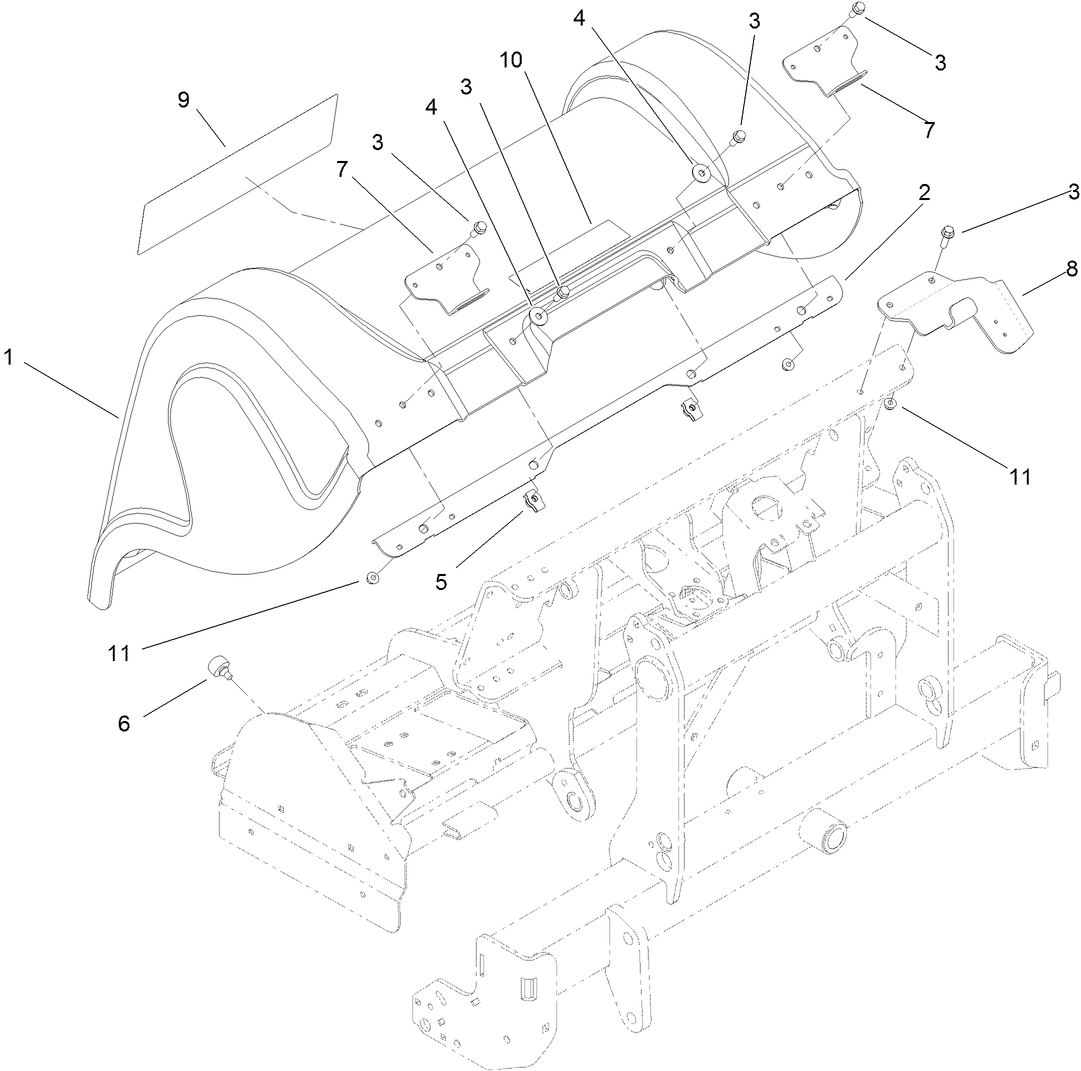 Right Hand Rear Cover Assembly