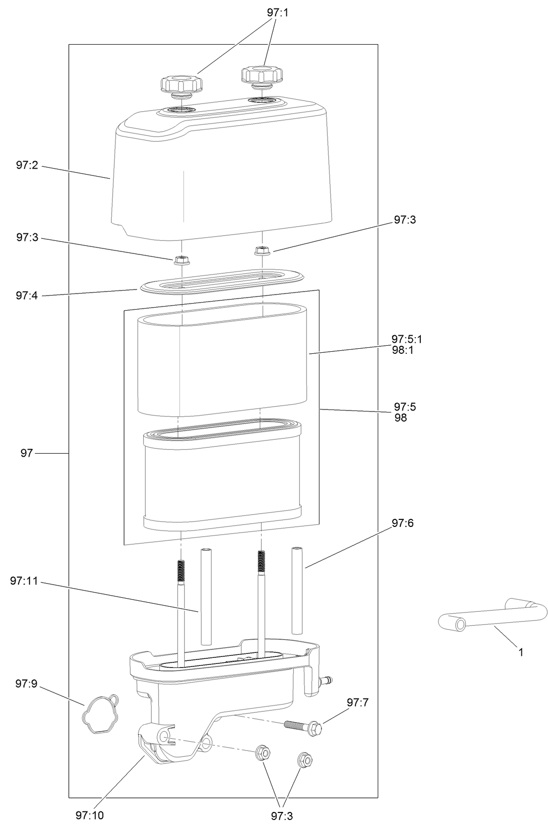 Air Intake and Filtration Assembly
