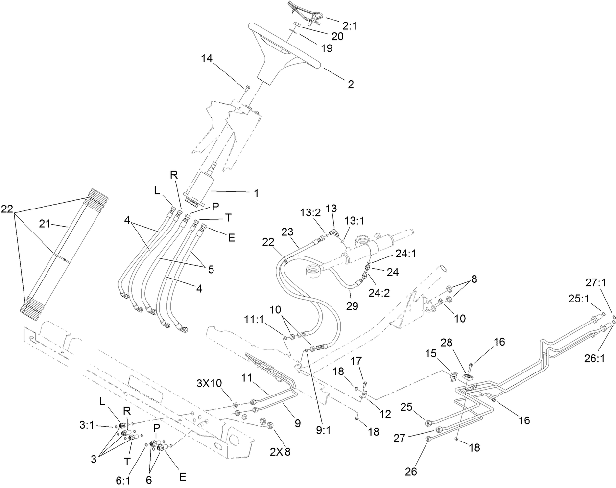 Steering Hydraulic Assembly