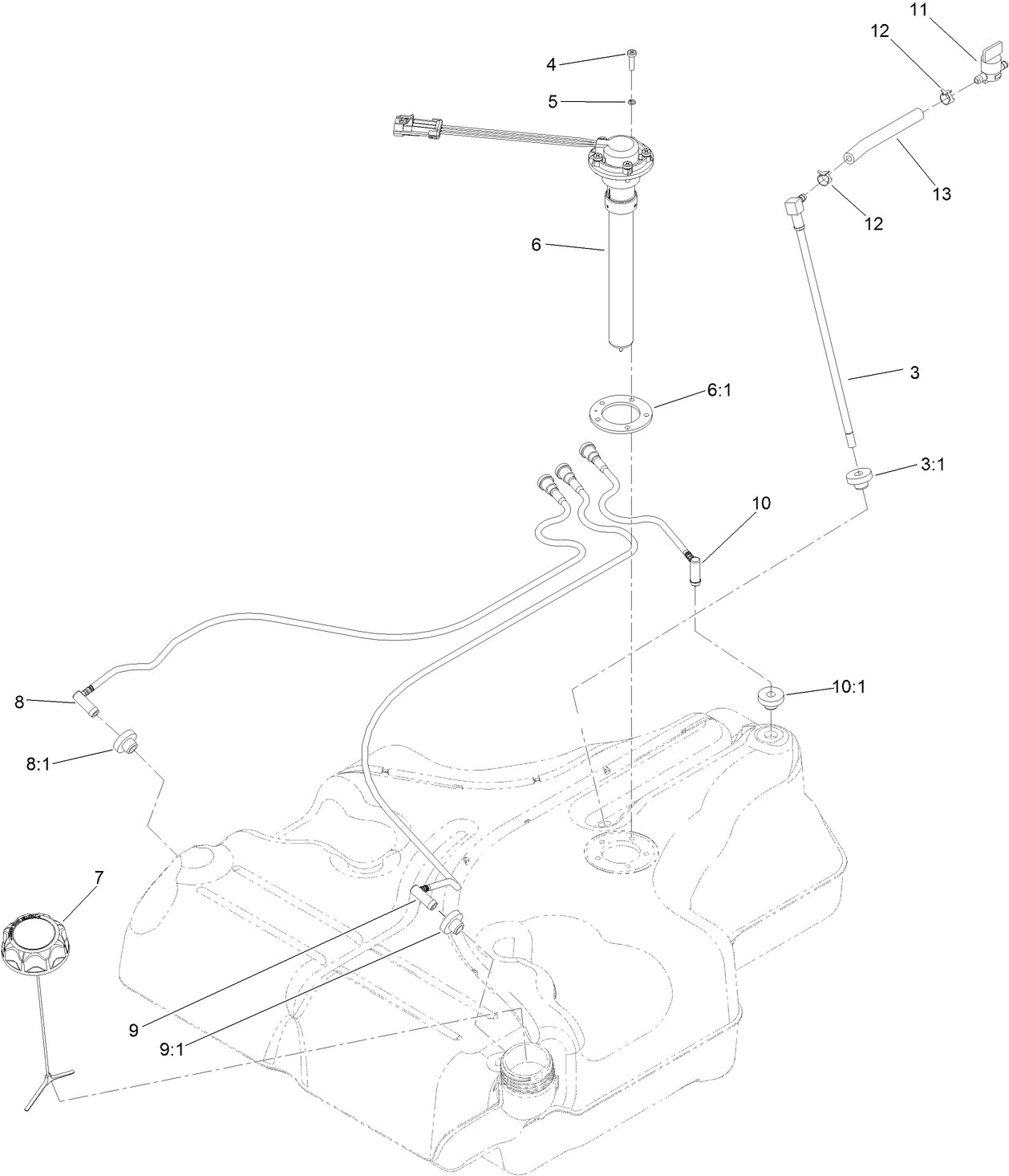 Fuel Tank Assembly No. 135-0643